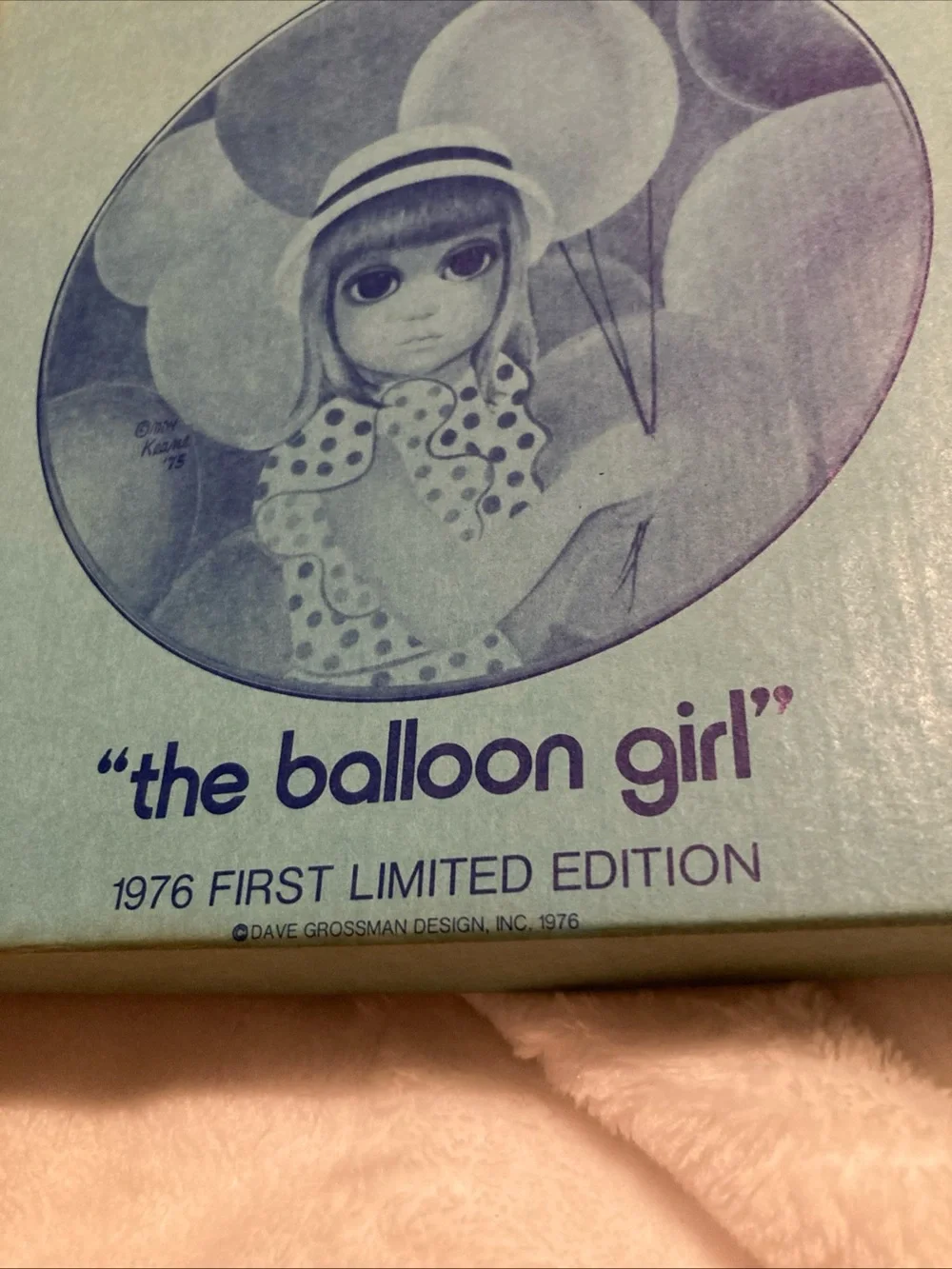 'The Balloon Girl' Decorative Plate - 1976 - Picture 5 of 5